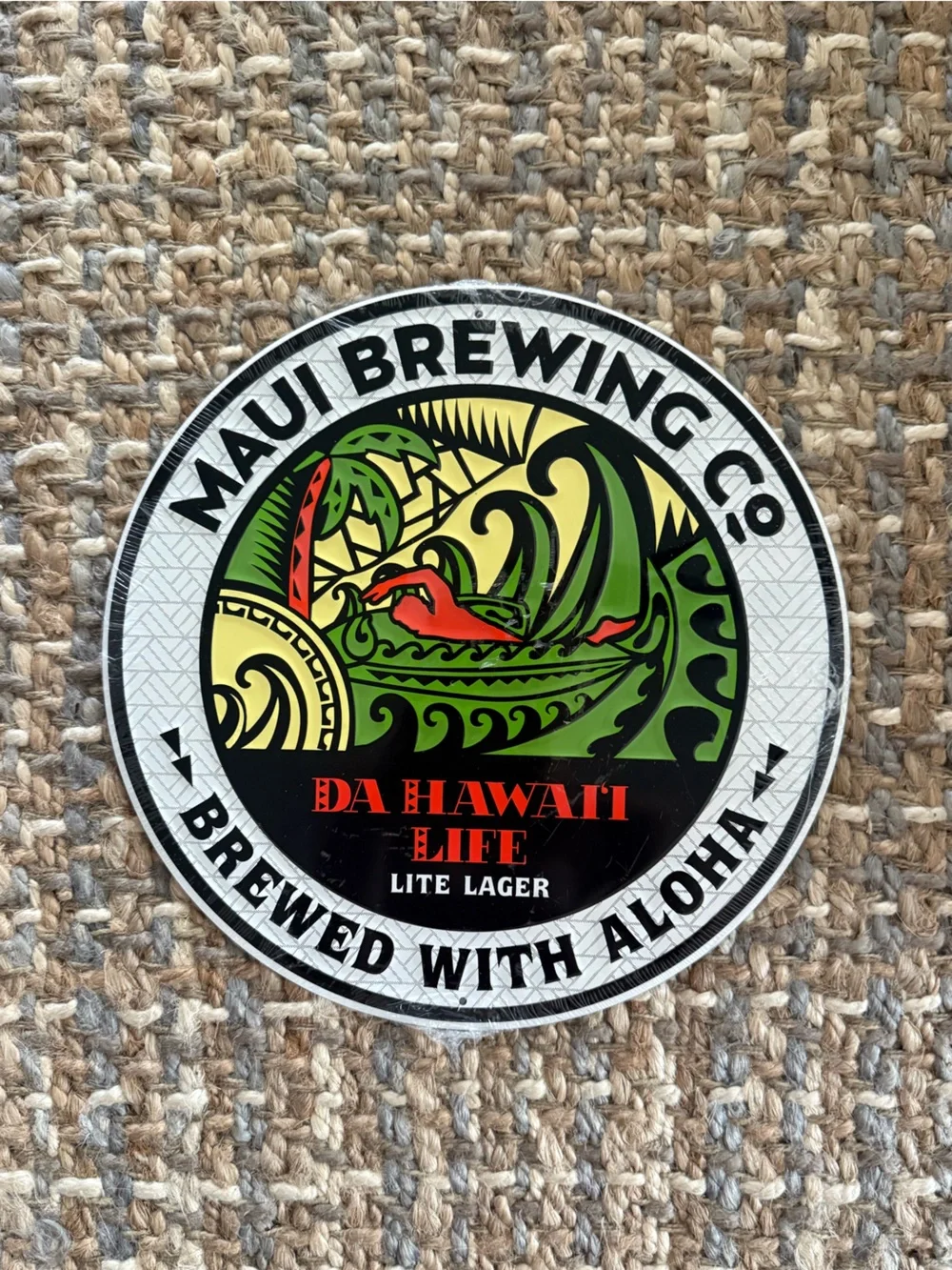 MAUI BREWING METAL DA HAWAII LIFE SIGN NWT